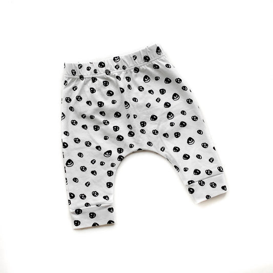 Black & White Confetti Leggings