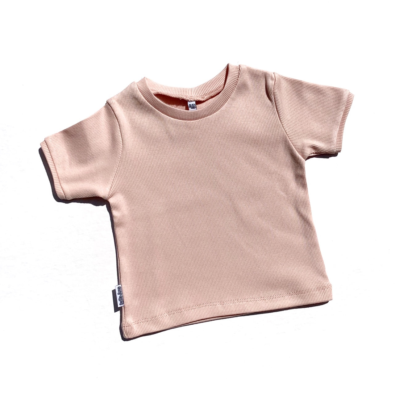 Ribbed T-shirt Pink