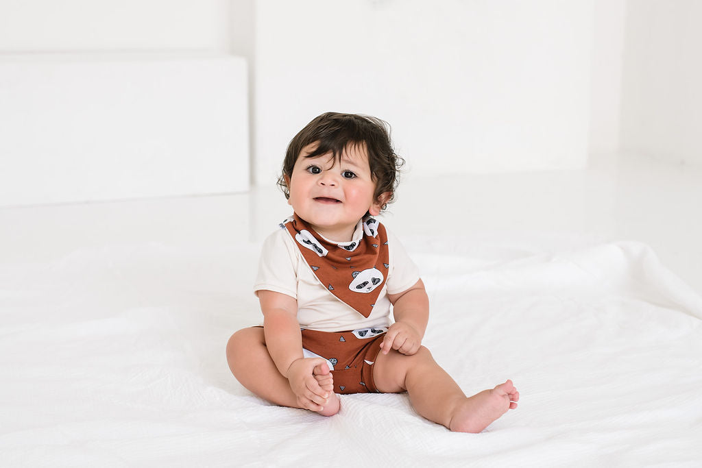 Rusty Panda Bib