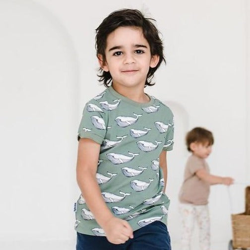 Olive Whale T-shirt