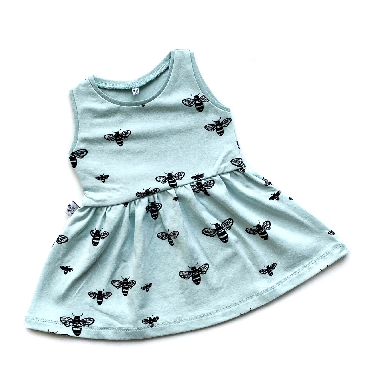Mint Bees Dress