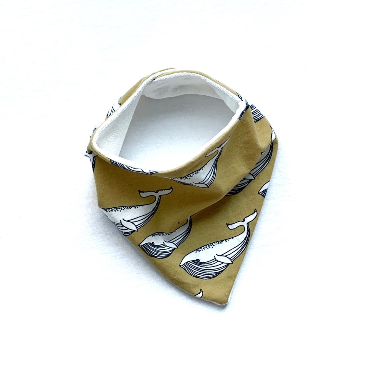 Olive Whale Bib