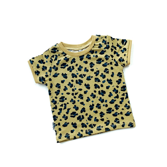 Mustard Lynx Dots T-shirt