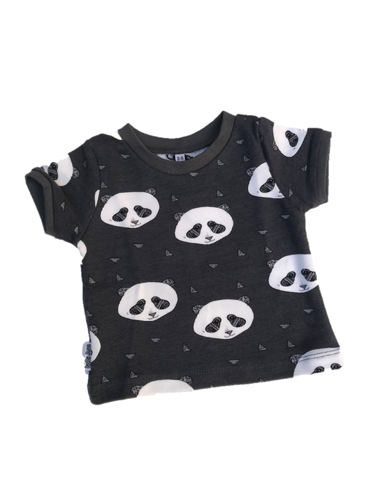 Dark Grey Panda T-shirt