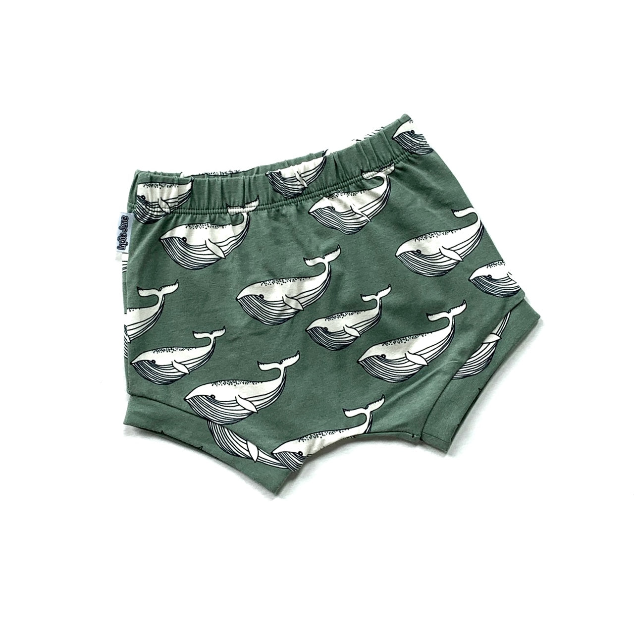Olive Whale Shorts