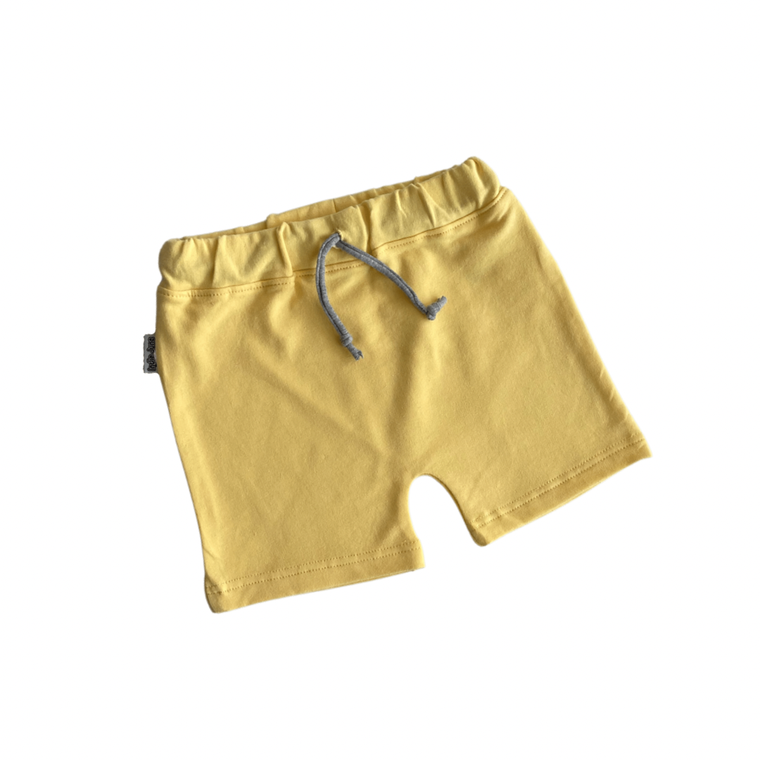 Sunshine Yellow Drawstring Shorts