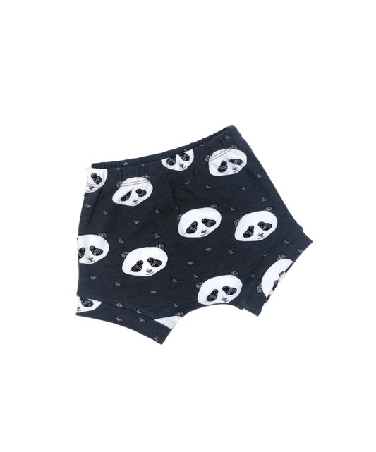 Dark Grey Panda Shorts